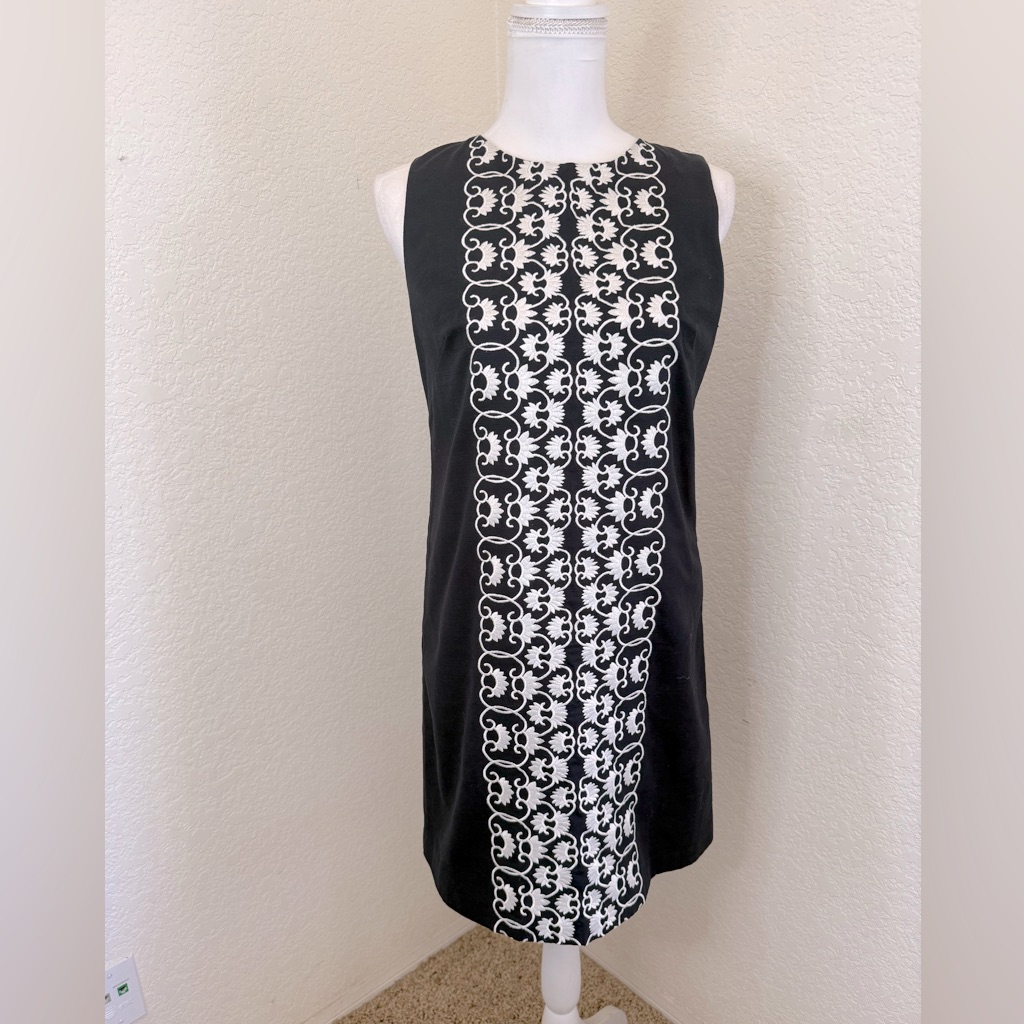 Anthropologie Tabitha Highway Ninety Embroidered Dress Size 6